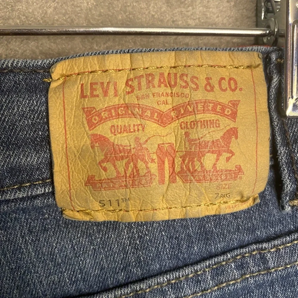 Levi's Kids 511 Jeans Kids 7 Reg Blue Denim Stretch